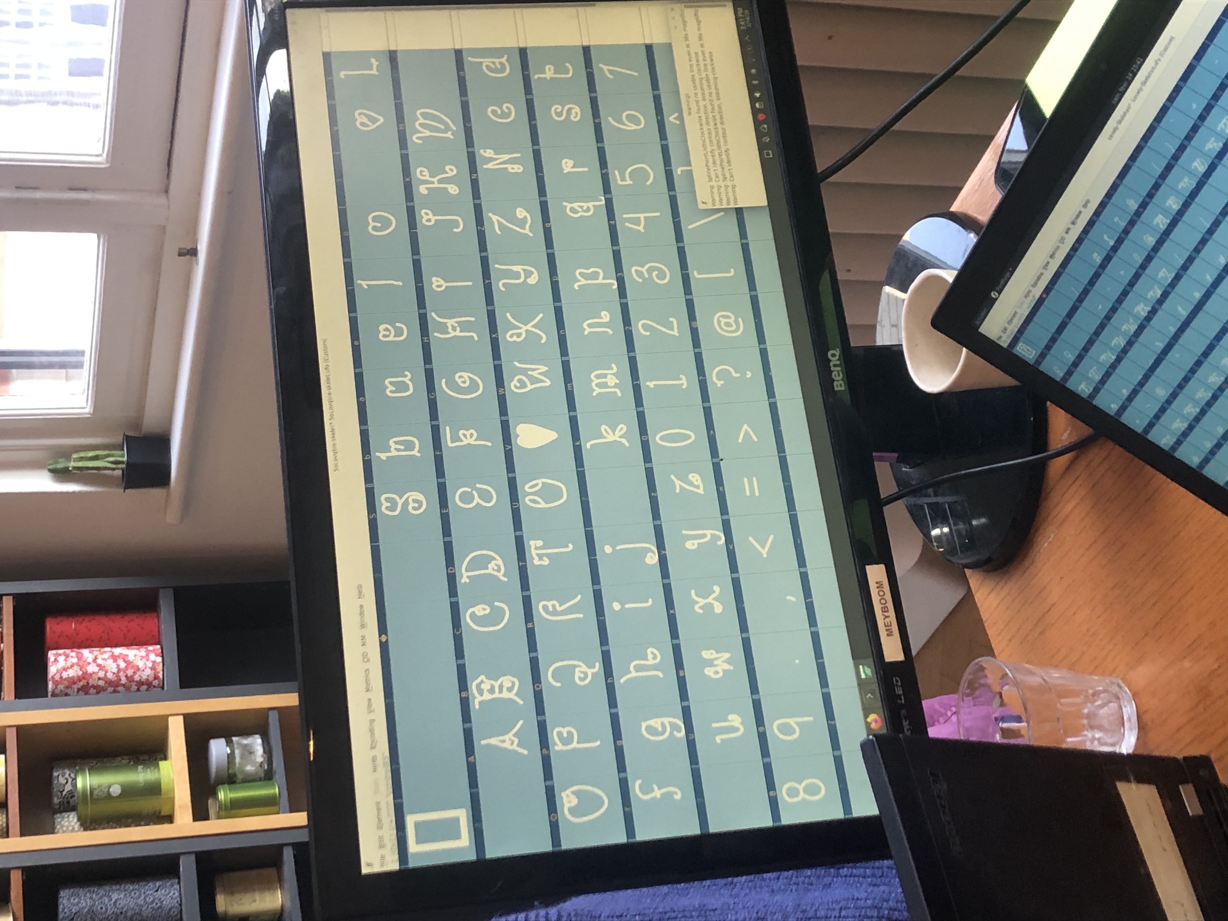 Opening a newly made single font in Fontforge